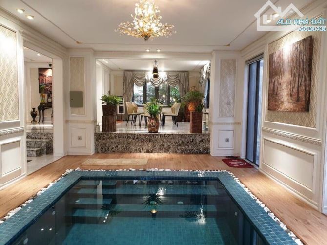 Cần bán góc biệt thự đơn lập Nam thông nhà đẹp có hầm view trực diện công viên, DT 340m2 b - 1