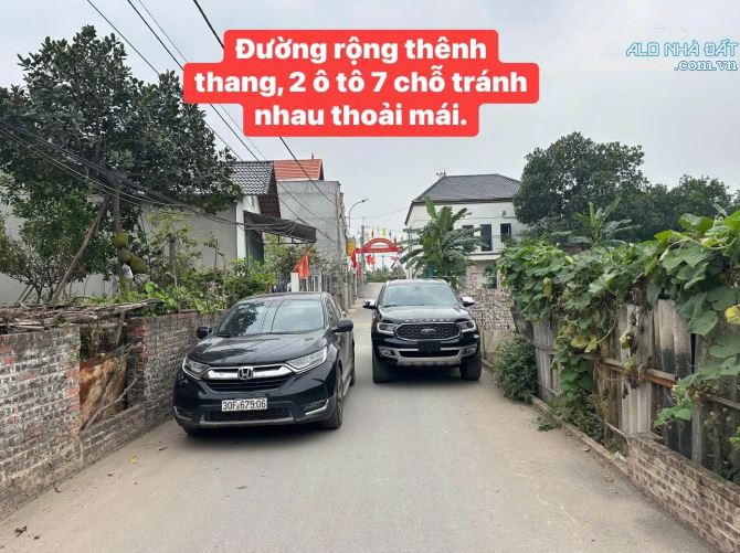 Bán đất, Hát Môn, Phúc Thọ, 54m2 MT 4,5M, ô tô tránh, quan lộc, sổ đẹp nhỉnh 3 tỷ - 2