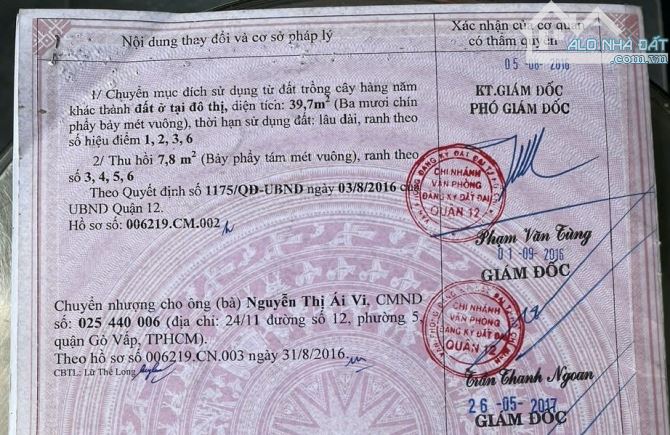 Bán lô đất hẻm xe hơi 140 Vườn Lài, phường An Phú Đông, Quận 12 - 5