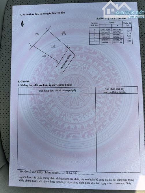 Bán đất Nguyễn Tri Phương . P.Bửu Hoà. Biên Hoà