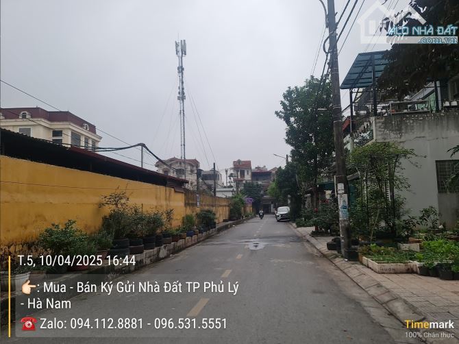 Bán Nhanh Lô Đất Đường Nhánh Trần Văn Chuông Phường Lê Hồng Phong TP Phủ Lý - Hà Nam