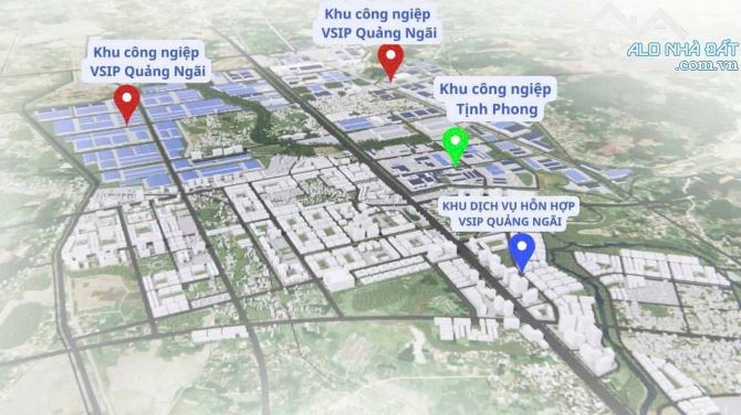 MẶT TIỀN 25M_ KHU DỊCH VỤ HỖN HỢP VSIP QUẢNG NGÃI - 1