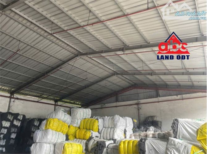 X066 nhà xưởng bán chủ trương SX dệt không nhuộm, giấy phép đầy đủ, sẵn sổ bàn giao liền - 1