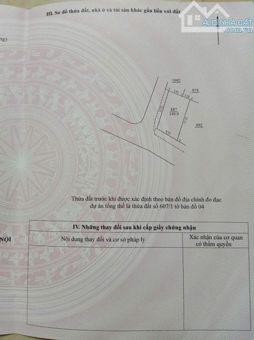 CHÍNH CHỦ BÁN LÔ ĐẤT THỔ CƯ HAI MẶT TIỀN, ĐƯỜNG RỘNG 11 M TẠI LAI XÁ, KIM CHUNG, HOÀI ĐỨC, - 1