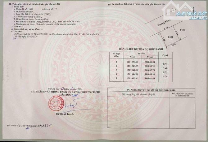 Bán nhà 1 trệt 1 lầu ngang gần 9 mét, đường ô tô, xã Tân Phú Trung, SHR, 2ty150 - 1