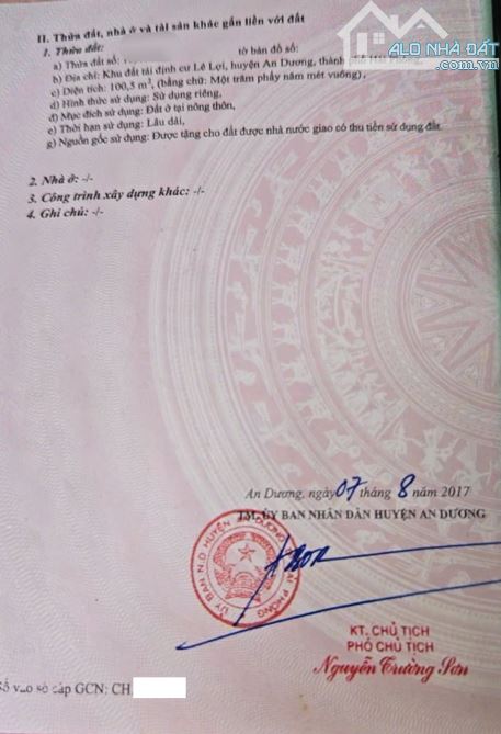 Đất chung cư Lê Lợi, An Dương đẹp như trong tranh, ngon bổ rẻ bất ngờ - 2