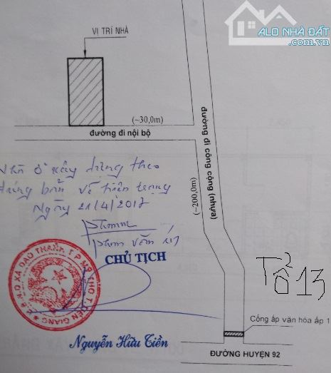 Đất nền đẹp ở tổ 13, ấp 1, xã Đạo thạnh, tỉnh Tiền Giang- gần trung tâm công của tỉnh - 4