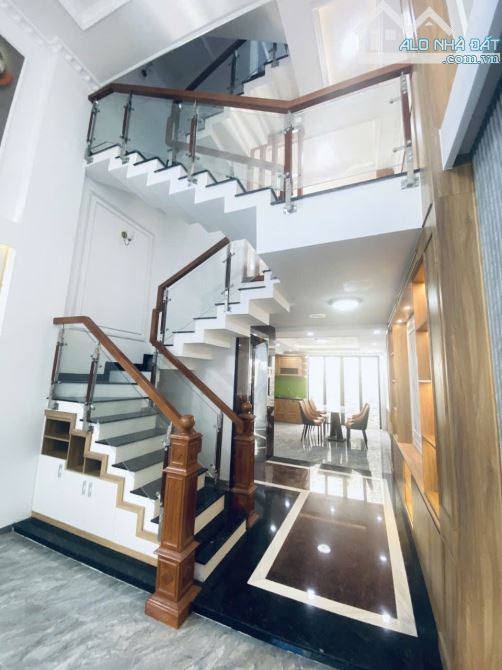 Bình Tân giáp Tân Phú, Hẻm ô tô, nhà mới đẹp 5 tầng, Ngang 4.5m, Giá rẻ - 4