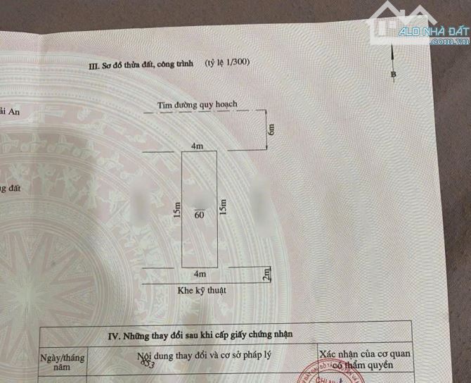 Bán 60m đất mặt đường Tây Trung Hành lô 17 mở rộng Đằng Lâm Hải An