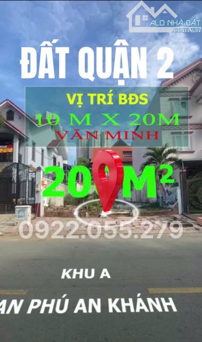 Bán đất xây biệt thự, An Phú An Khánh, Quận 2
