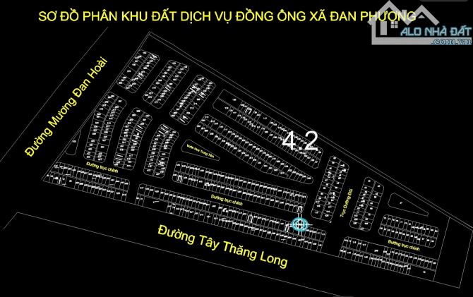 Bán đất dịch vụ Đồng Ông, Đan Phượng trục chính, tiềm năng, cực lớn 60m giá 140tr/m2