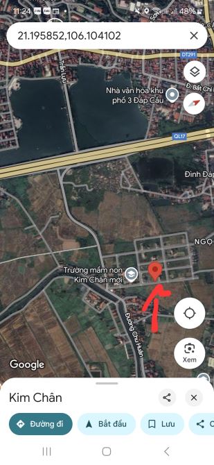 Chính chủ bán lô Đấu Giá Kim Chân đường 19m TPBN