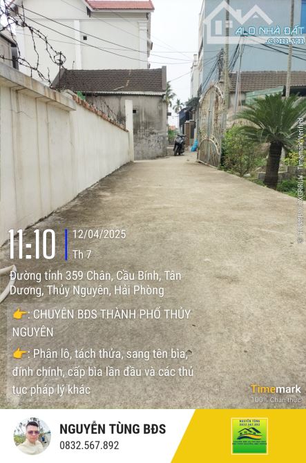 Bán 90m2 đất trung tâm phường Dương Quan