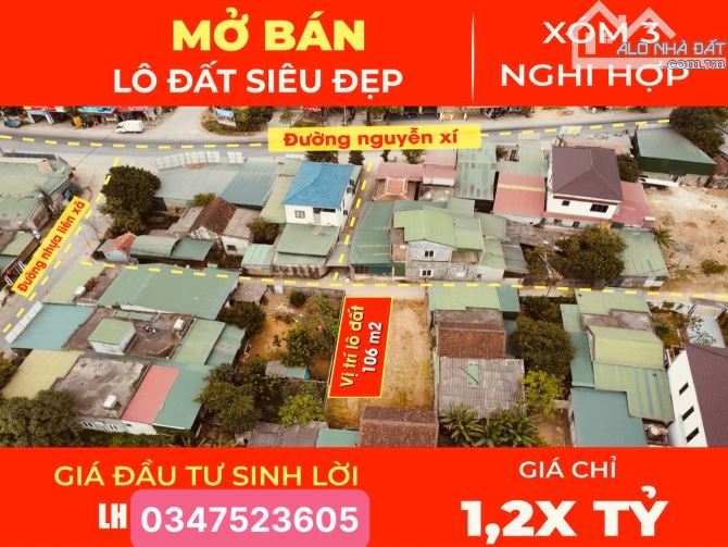 ĐẤT KHÁNH HỢP NGHI LỘC VỊ TRÍ TRUNG TÂM GẦN CẢNG CỬA LÒ