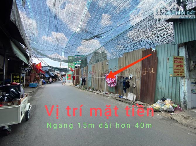 Bán đất mặt tiền chợ Long Bình, diện tích 405m2, đầu tư giá rẻ