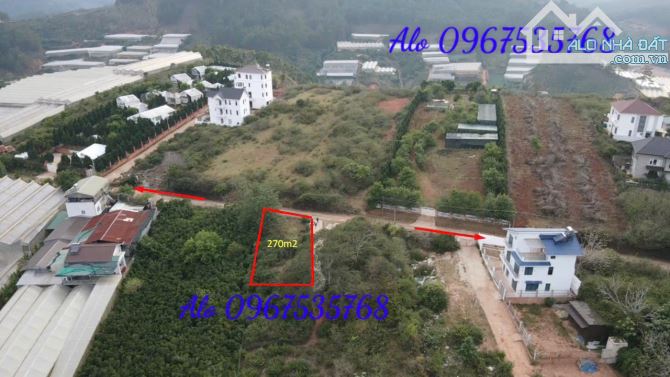 Bán lô đất mặt tiền MăngLin, p7, tp Đà Lạt.