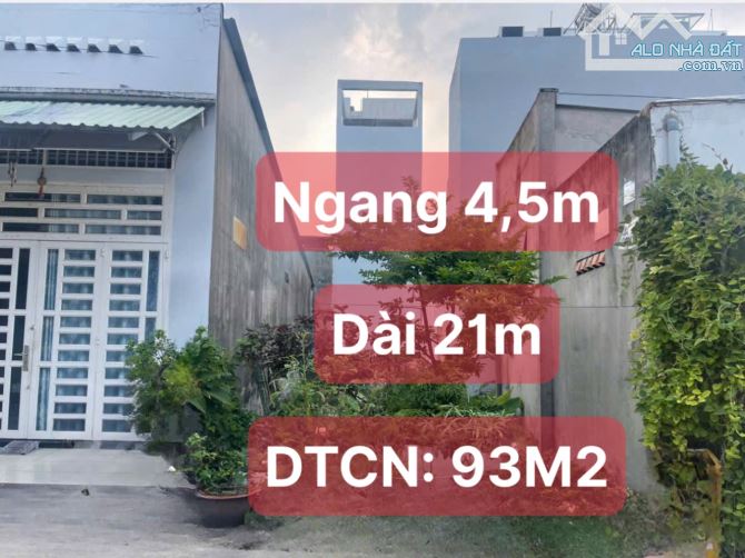 Bán Đất Trung Mỹ Tây Q12 - 93M2( 4.5 x21 )- Hẻm Xe Hơi- Nhỉnh 4tỷ. - 2