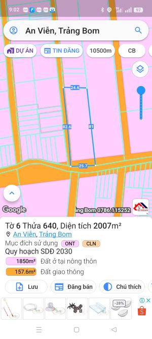 Còn mấy thửa đất phân lô được An Viễn cần bán - 1