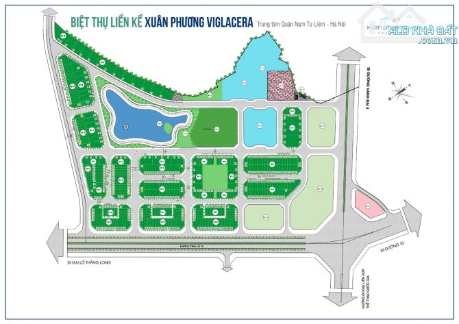 Liền Kề Viglacera Xuân Phương 75m2 4 Tầng Đường 18m Vỉa Hè 5m Cạnh Công Viên 15 Tỷ 8 - 1
