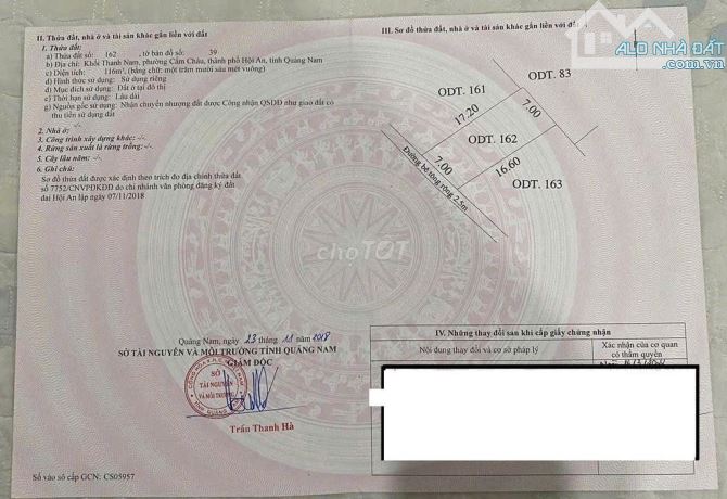 📌📌📌Làm việc trực tiếp!!! BánLÔ ĐẤT SÁT VILLA – KIỆT Ô TÔ – TRẦN QUANG KHẢI, CẨM CHÂU 🌺 - 1