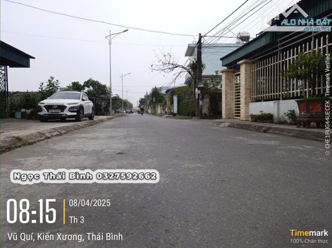 Vũ Quý- Kiến Xương Dt 102m2 đất vuông vắn sạch sẽ. Khu dân cư văn minh lịch sự  Đường đẹp - 2