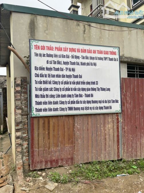 BÁN ĐẤT MẶT TRỤC LIÊN XÃ TÂN ƯỚC THANH OAI - 3