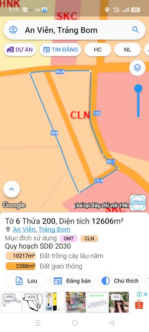 Còn mấy thửa đất phân lô được An Viễn cần bán - 3