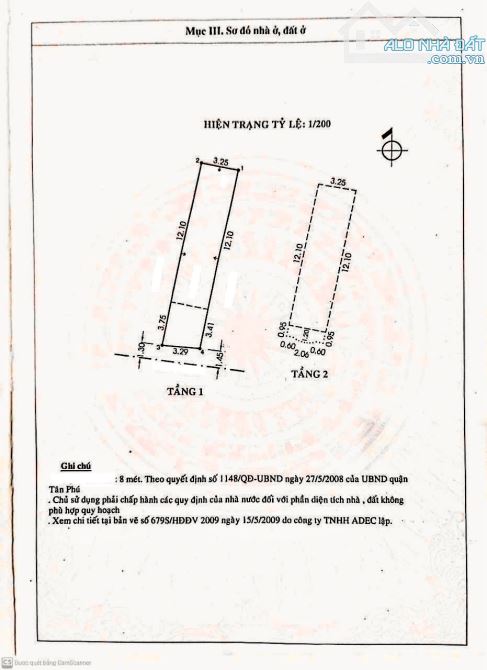 ✨ NHÀ MỚI ĐẸP 1 TRỆT 1 LẦU 51M2 (3.3M x 16M) đối diện AEON, HXH 1/ THÔNG, gần Chợ - 5,2 TỶ - 15