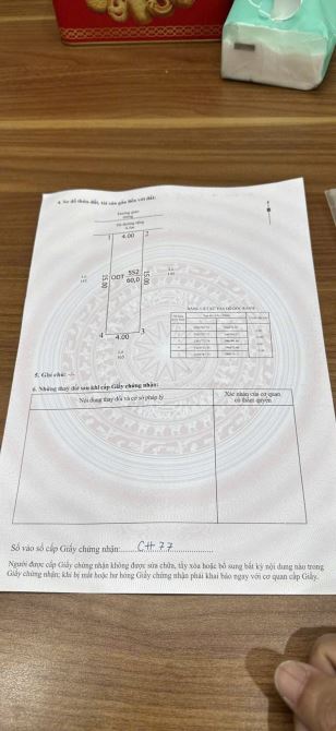 📕📕 Bán lô đất, TĐC A51 hồ sen, vĩnh niệm, lê chân, 60m2, giá 95 triệu/m2