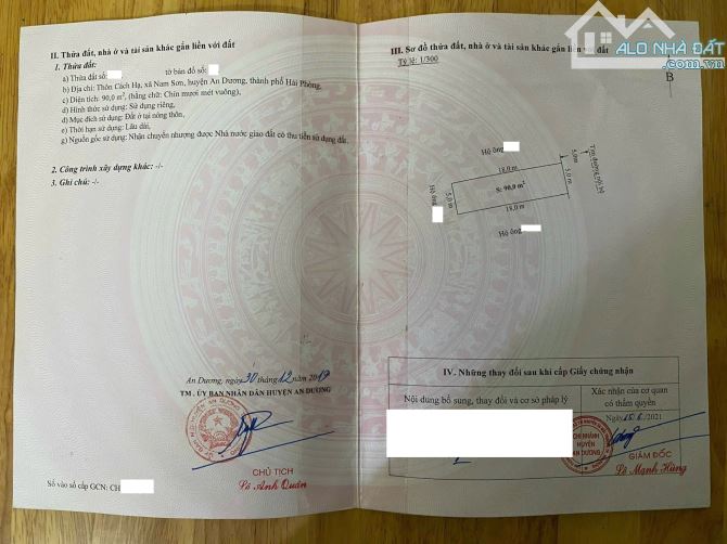 Đất Cách Hạ, trung tâm Nam Sơn, ngõ 3 ô tô tránh nhau, khu dân cư cao cấp
