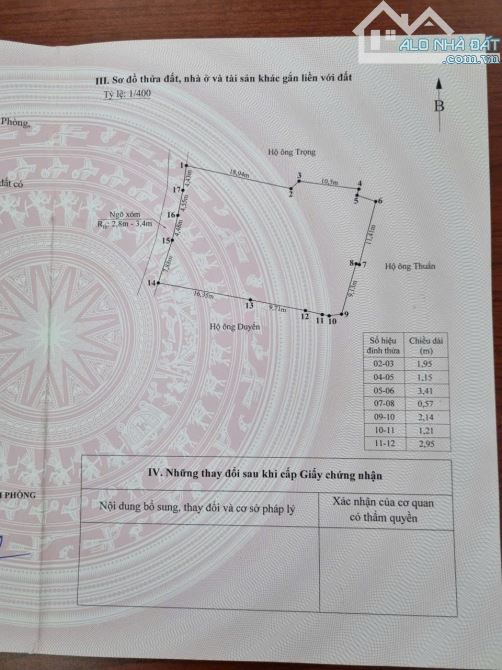 Chính chủ gửi bán 948m hoàng lâu hồng phong an dương