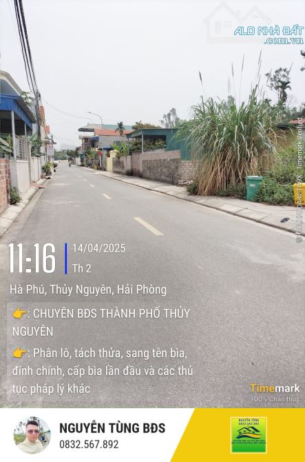 Bán đất trục đường liên thôn phường Hòa Bình - 1