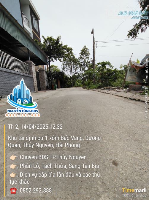 Bán 81m2 đất phân lô Bấc Vang, Dương Quan giá đầu tư - 1