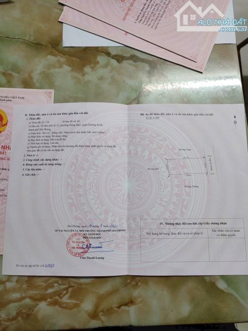 Mở bán Lô đất tại TDP Tiểu Trà- Hưng Đạo- Dương Kinh. - 1