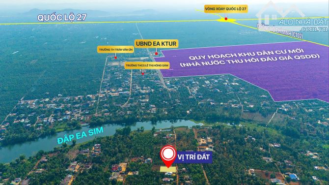 410#LÔ ĐẤT 5X35M – CÓ 60M² THỔ CƯ – GIÁ CHỈ 465 TRIỆU – CƯ KUIN, ĐẮK LẮK]  sẵn sổ 4 lo - 2