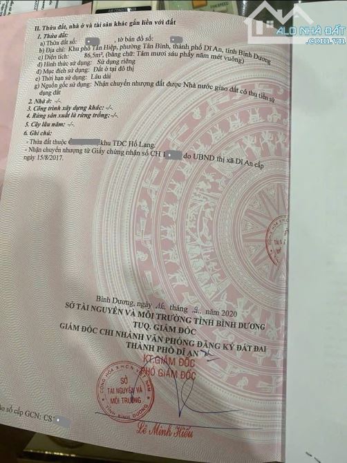 2,85Tỷ TL🔥Bán đất 2 Mặt Tiền_86,5m2, KDC Hố Lang, p.Tân Bình, Tp.Dĩ An - 4