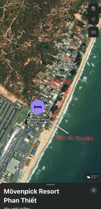 💥Bán lô đất đẹp mặt tiền đường Lạc Long Quân - xã Tiến Thành - TP Phan Thiết