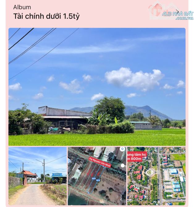 999 triệu sở hữu mảnh đất NGAY Trung Tâm Hành Chính Đất Đỏ. 🏡 DT: 160m2 (5x30m)- 40m2tc