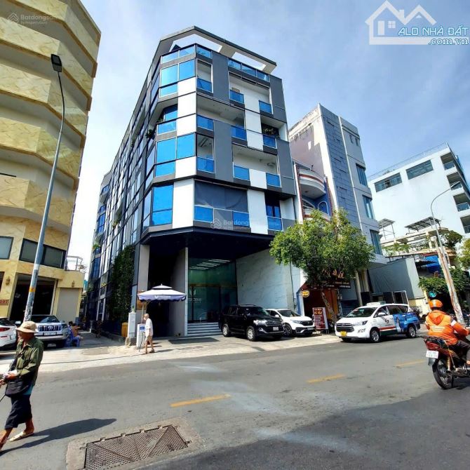 Bán toà nhà VP 2 MT 109 Hoàng Hoa Thám p7 Bình Thạnh.DT: 345m2 Hầm 7 tầng DTSD 2000m2