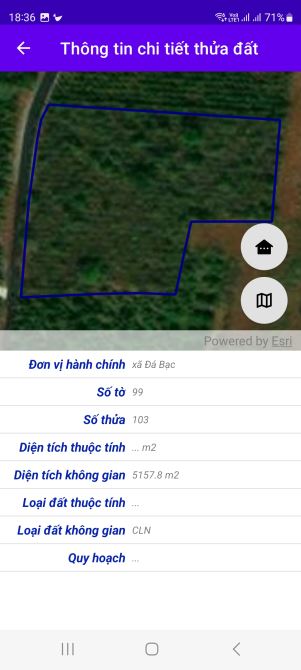 Bán đất vườn đẹp tại Xã Đá Bạc Châu Đức BRVT. DT:5158m2 72m mặt tiền đường nhựa. Giá 6ty - 6
