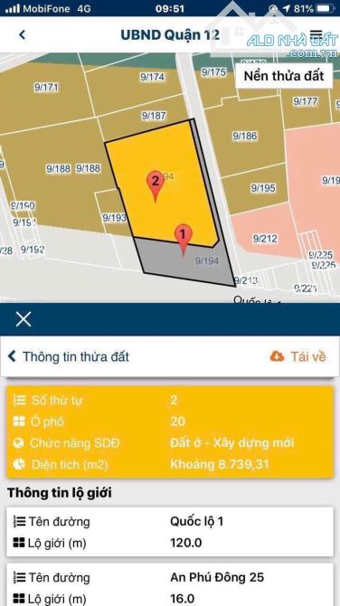 BÁN XƯỞNG 10.052M2 - 87X105M 2 MẶT TIỀN QL1A, AN PHÚ ĐÔNG - 2