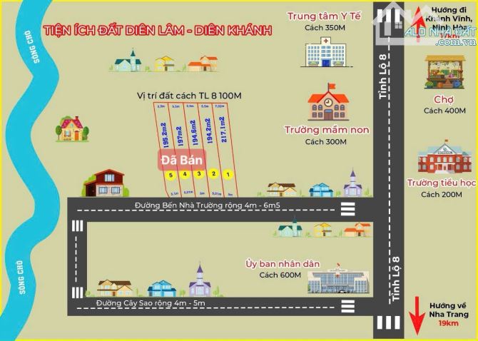 💥💥2 Lô Liền Kề Trung Tâm Xã Diên Lâm, Cách Đường Hương Lộ 39 Chỉ 40 Mét Giá 699 Triệu💥 - 3
