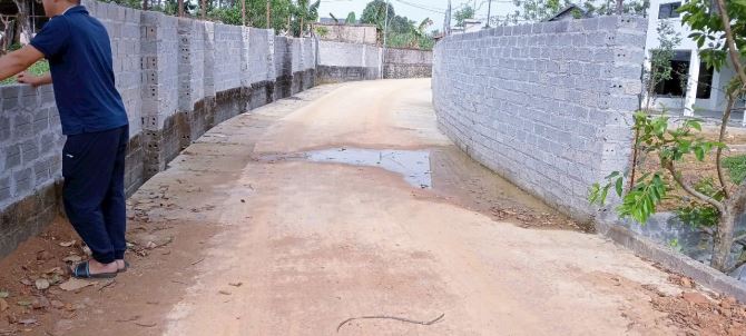 Bán đất vân hòa Ba Vì Hà Nội  DT 693m2 _ 75m2 thổ cư _lô góc 2 mặt đường - 3