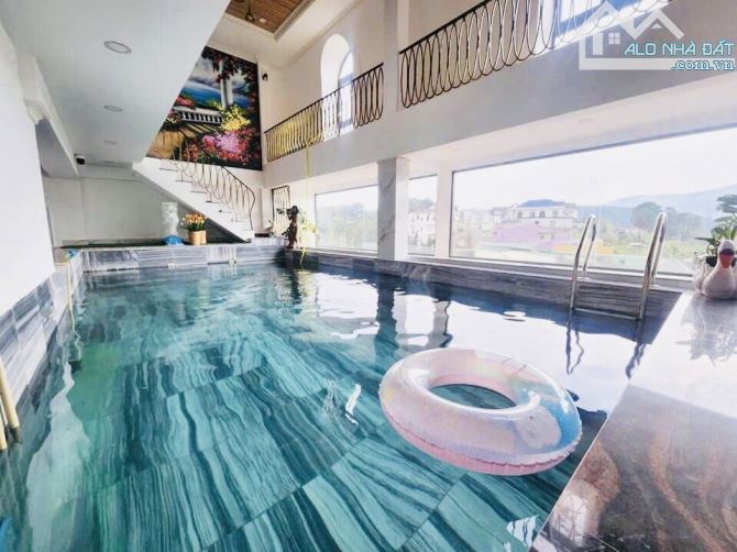 BIỆT THỰ AN SƠN P4 207M2 NGANG 10M, 4 TẦNG 7PN8WC HỒ BƠI, XÔNG HƠI, KARAOKE, VIEW GIÁ 32TỶ - 5