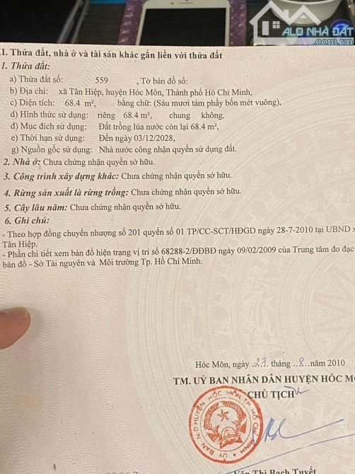 Bán Nhanh Trong Tháng, chỉ 795 Triệu, nhà cấp 4 đường Tân Hiệp 18, Hóc Môn, Shr, 68m2 - 6