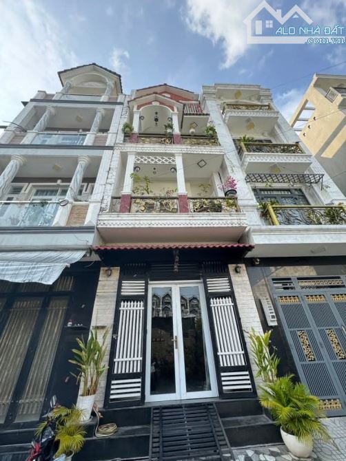 Nhà 4 tầng mới đẹp – An Dương Vương, An Lạc, Bình Tân – Gần Q.6 – 54m²4PN,Xe hơi vào nhà