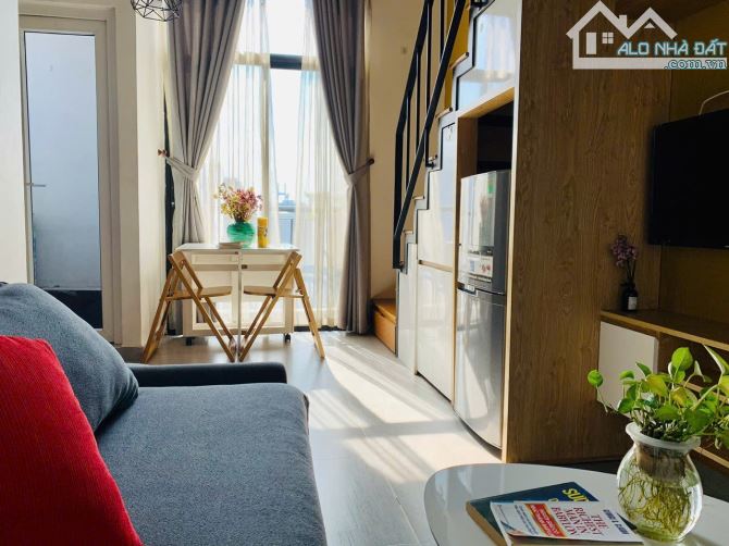 ✨Cho thuê CHDV DUPLEX vách ngăn tách bếp và ban công siêu xịn gần cầu Phú Mỹ