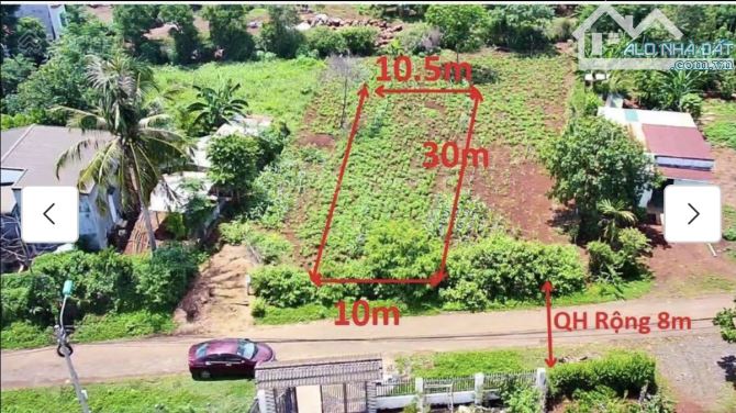 BÁN LÔ ĐẤT PHƯỜNG EKAO GẦN ĐƯỜNG TRÁNH ĐÔNG 10x30 NỞ HẬU