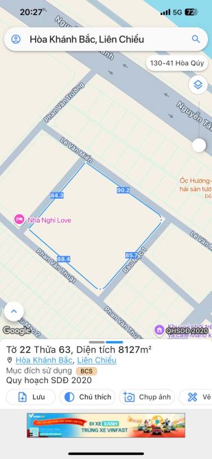 Siêu hiếm siêu to khổng lồ 8139m 4 mặt tiền biển Nguyễn Tất Thành Liên Chiểu ngang 90m - 1