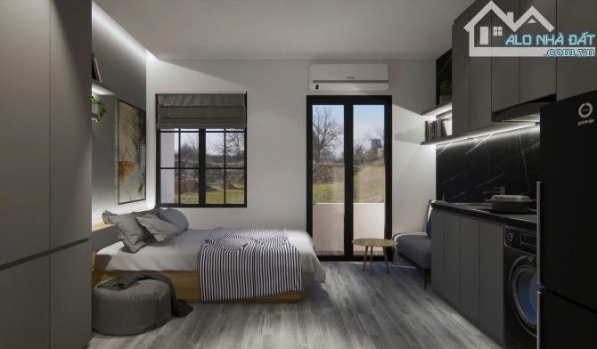 Cho thuê tòa nhà khách sạn, CHDV ở Hoàng Đạo Thúy 170m2 x 7 tầng nổi, 1 hầm 24 phòng - 1